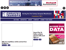 Tablet Screenshot of industryeurope.com